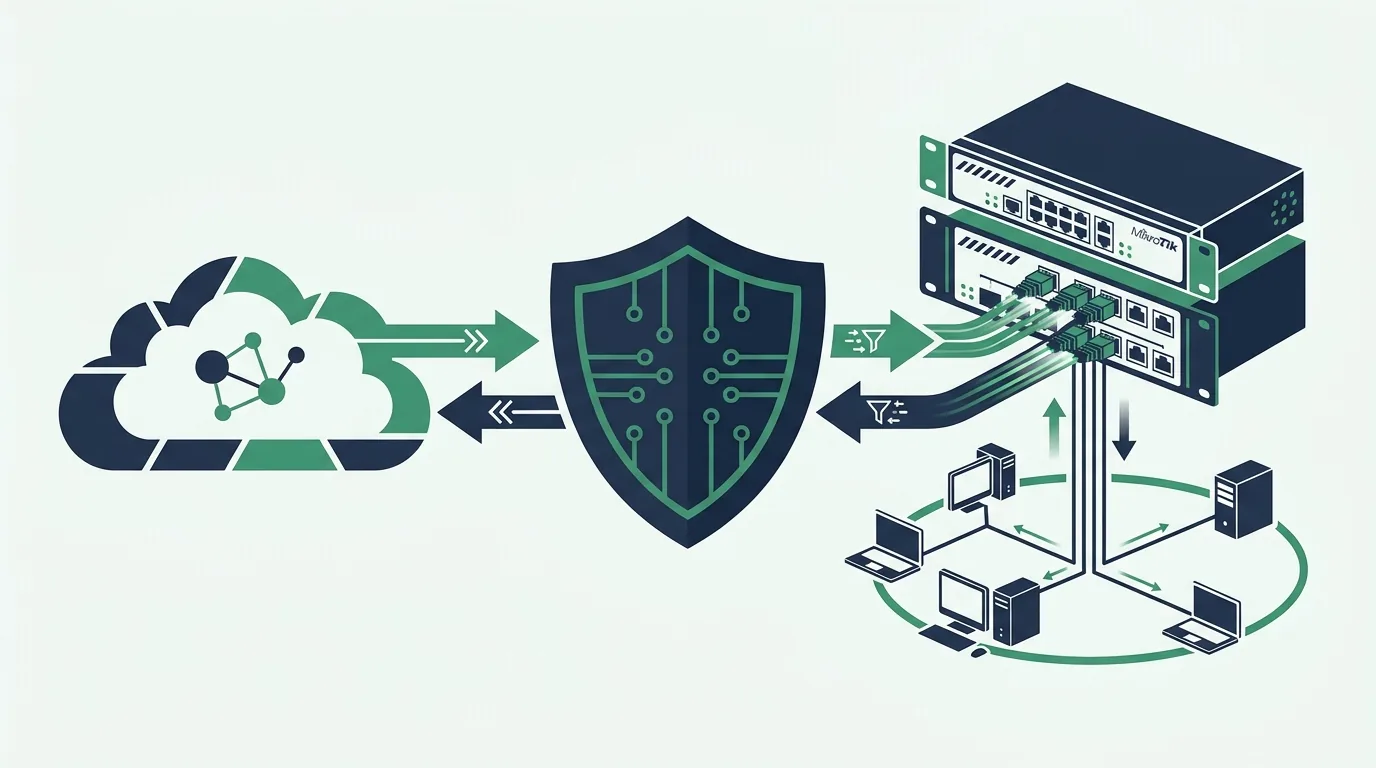 Firewall perimetral para empresas con MikroTik