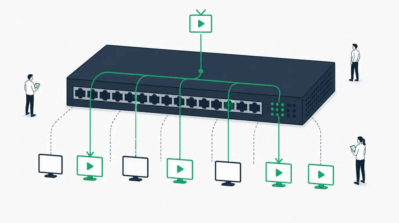 IGMP snooping en MikroTik: multicast e IPTV sin saturar la red