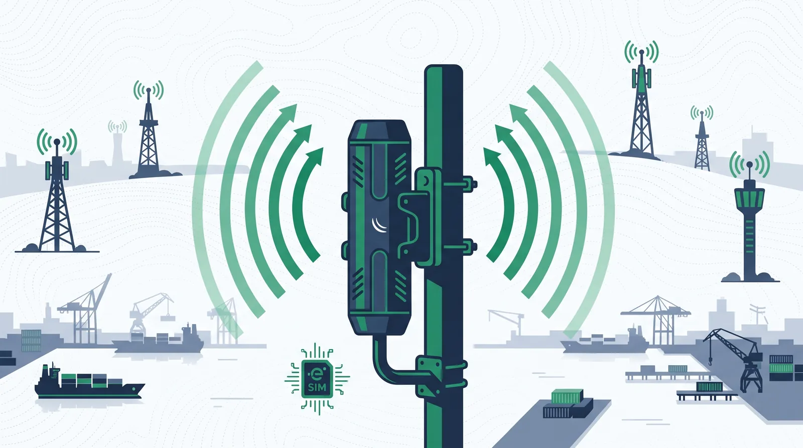 LAMP 5G R16: 5G omnidireccional con eSIM para ISP