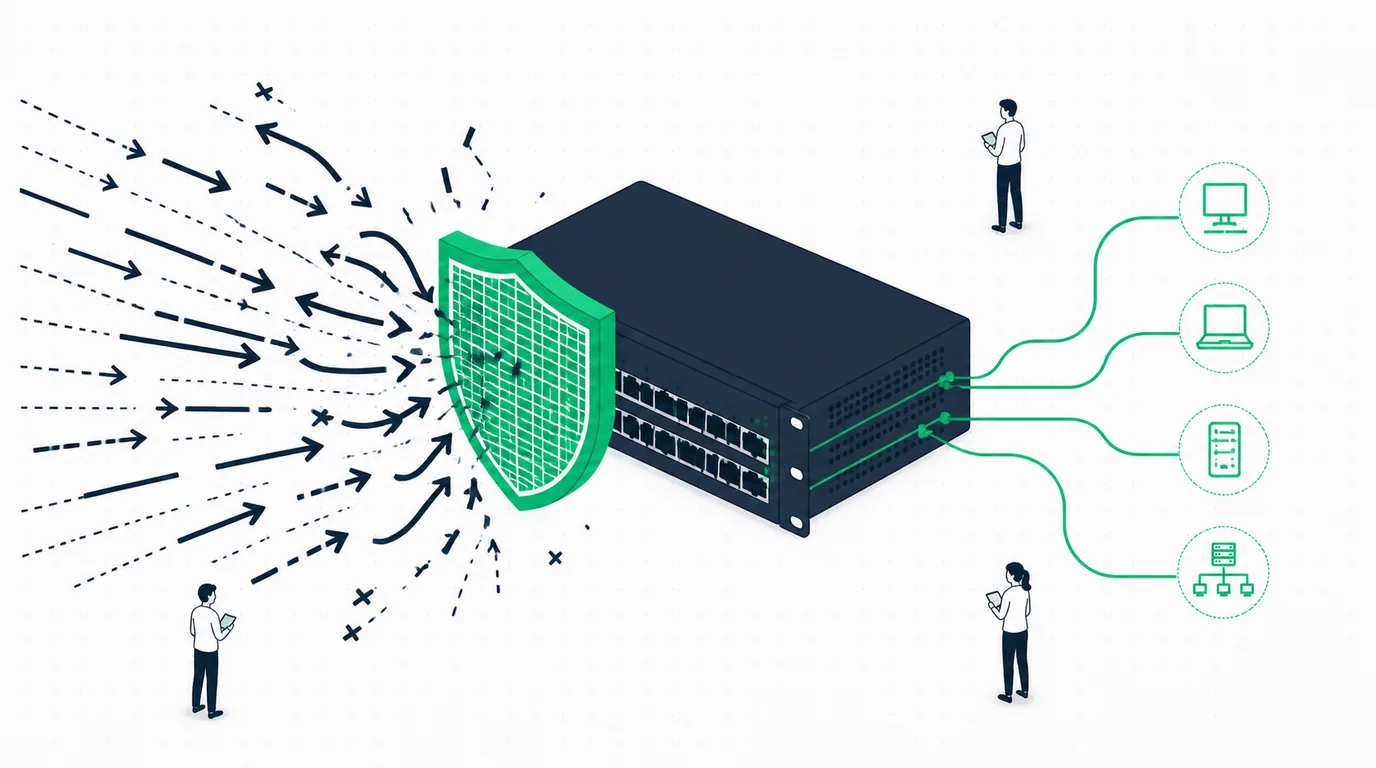 Protección contra DDoS y SYN flood en MikroTik