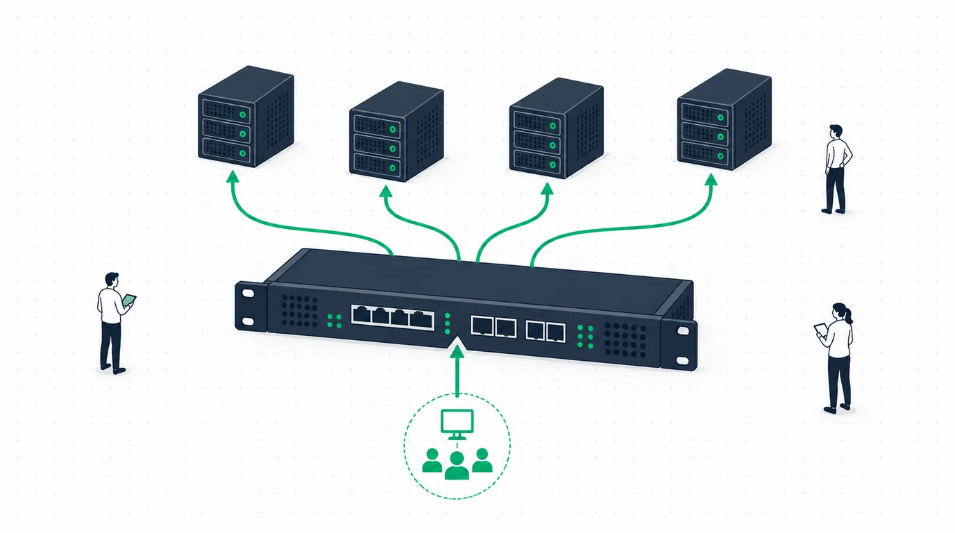 Reverse proxy en MikroTik: publicar varios servicios en un puerto
