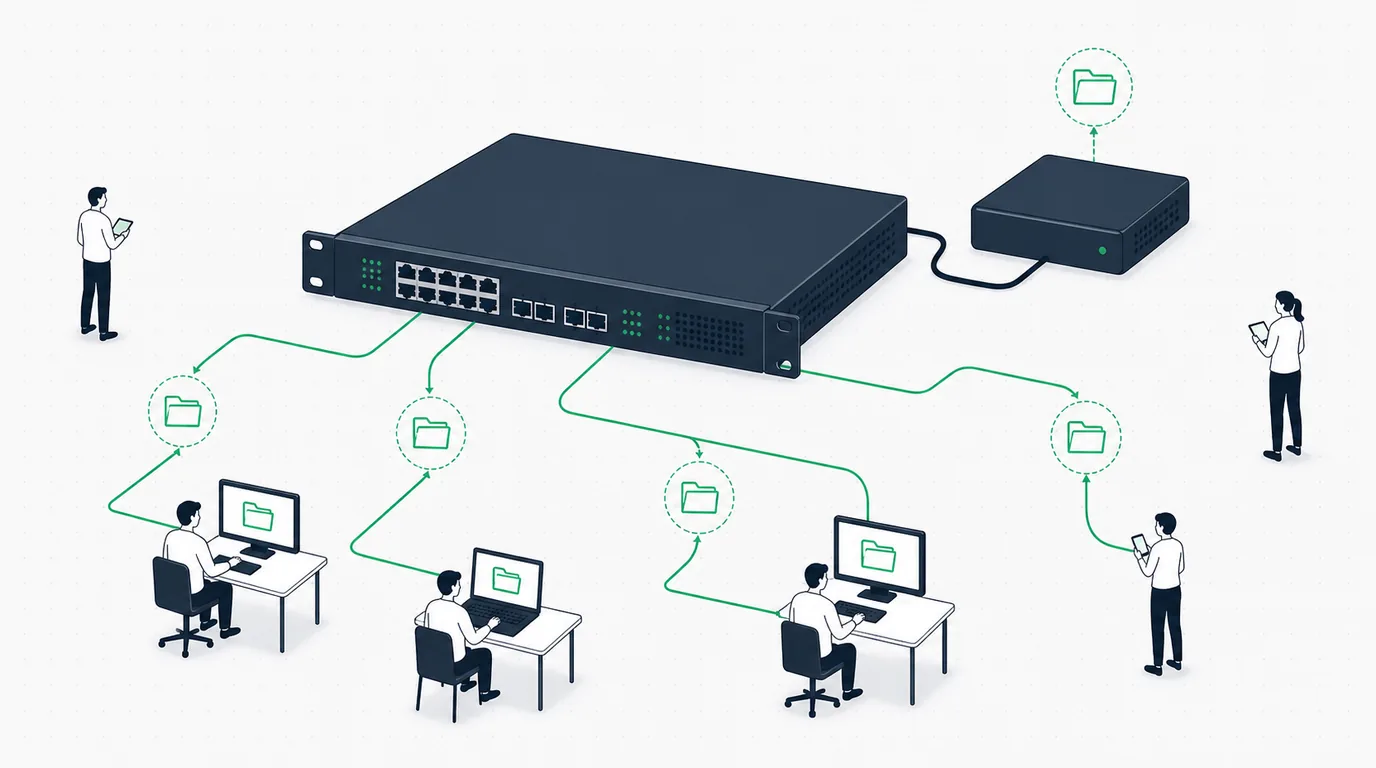 SMB en MikroTik: tu router como servidor de archivos